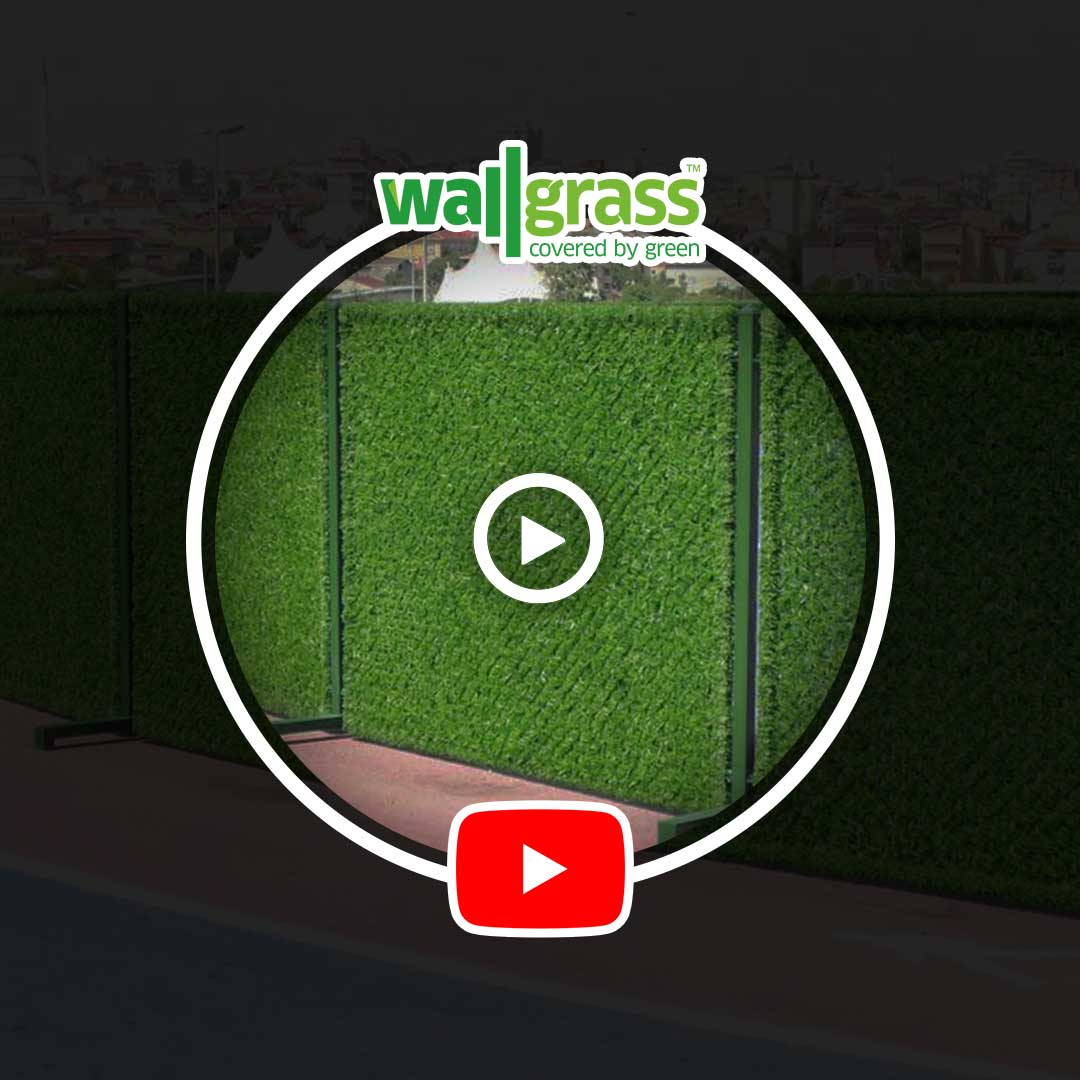 Wallgrass Grass Fence Panel Usage Areas
