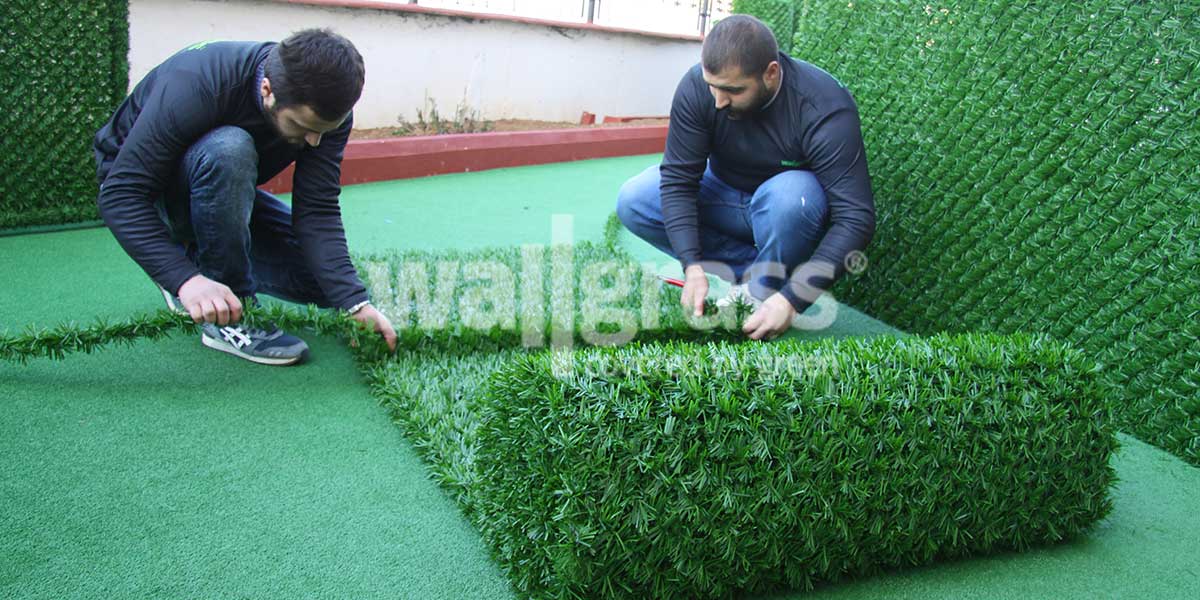 Easy and Fast Artificial Grass Fence Installation